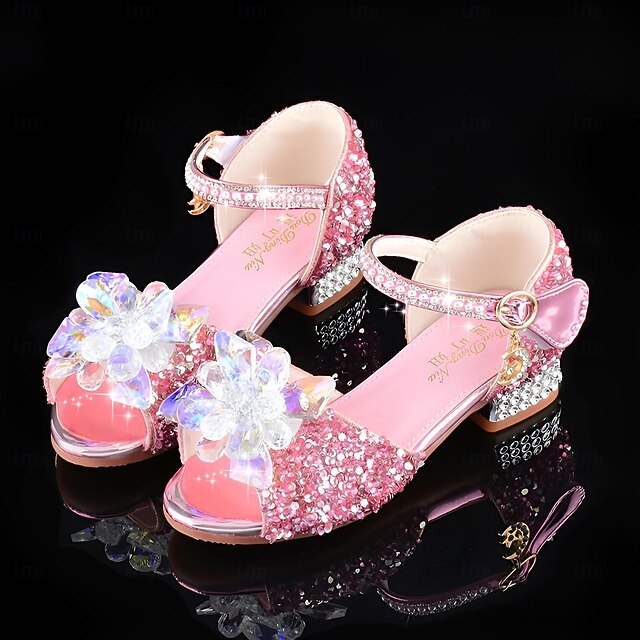 Flower Glittery Girls' – Rhinestone Crystal Shoes