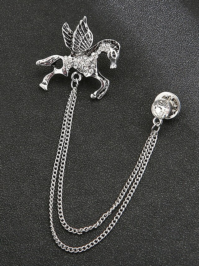 Lapel with Brooch Christmas Men's Pin Deer