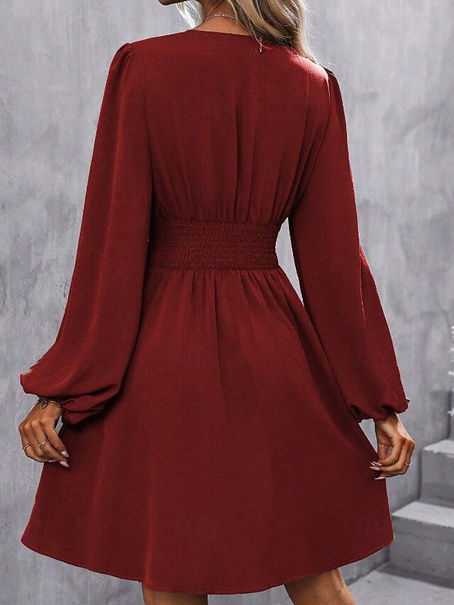 Women's Mini Dress Casual Dress Ruched Dress Modern Daily