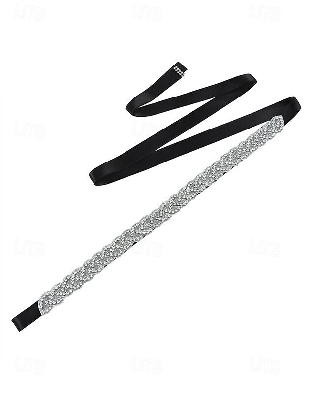Rhinestone Wedding – Bridal Elegant Crystal Waistband