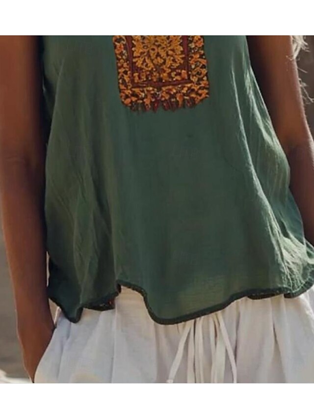 Women's Camisole Tank Top Floral Paisley Bohemia Hawaiian