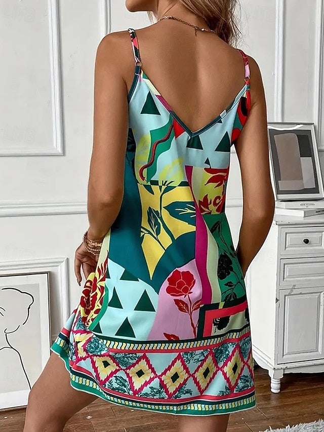 Women's Mini Dress Petite Dress Summer Dress Boho Dress