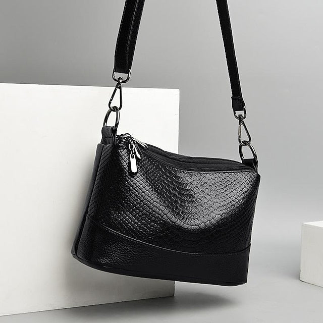 Shoulder Leather Bag Hobo Crossbody Women's PU