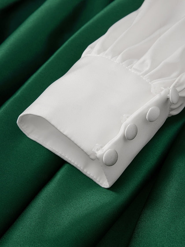 Evening Dress Floor A-Line High Gown Formal Split Wedding Guest