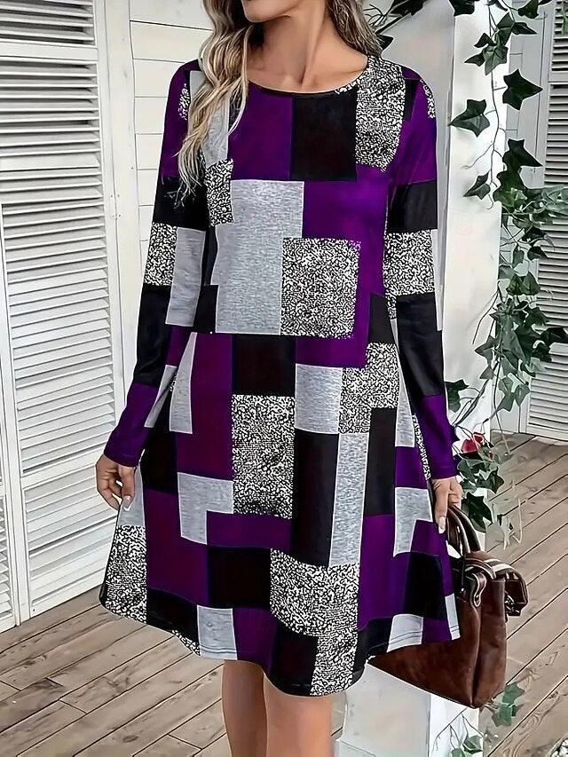 Women's Mini Dress Sheath Dress A Line Dress Fit And Flare