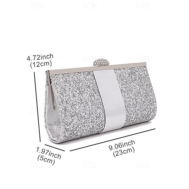 Clutch Evening Polyester Shoulder Bag PU Bags Women's