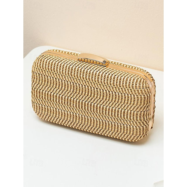 PU Women's Wristlet Clutch Party Evening Leather Bag