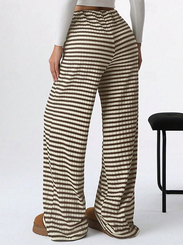 Women's Slacks Pants Trousers Streetwear Casual Full Length