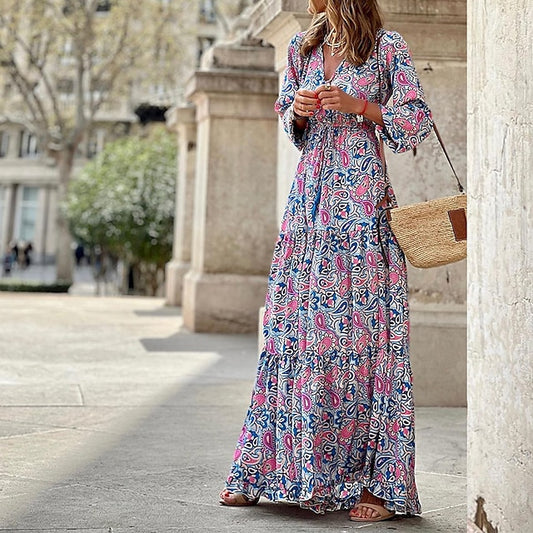 Women's Maxi long Dress Casual Dress Boho Chic Dresses Long