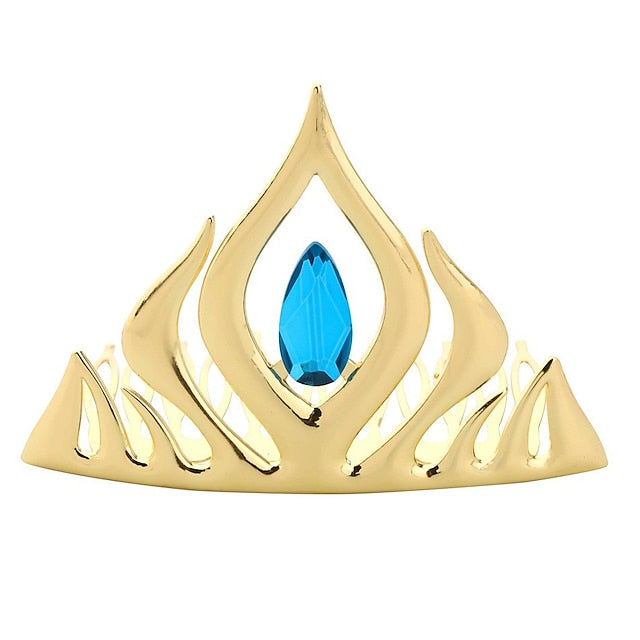 Frozen Flower Fairytale Elsa Girl Princess Dress Vacation