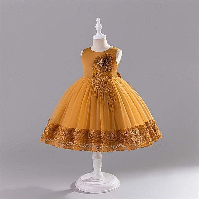 Girl Kid's Princess Dress Girls' Flower