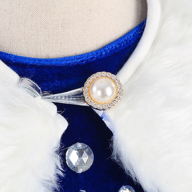 Princess Frozen Dress Flower Fairytale Party Theme Girl Elsa