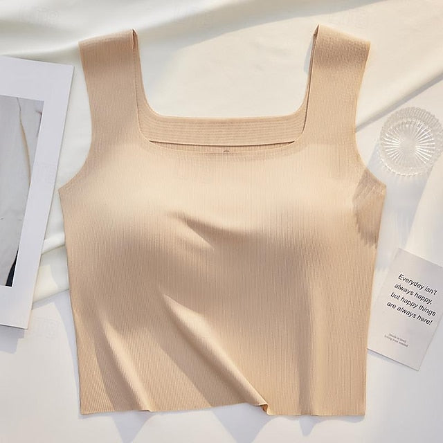 Women's Camisole Tank Top Basic Sleeveless Regular Tops