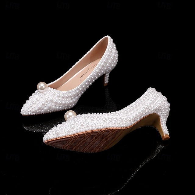 Wedding Shoes Party White Women's
