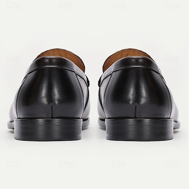 Loafers Boots PU Winter Slip-Ons lined Fleece Men's