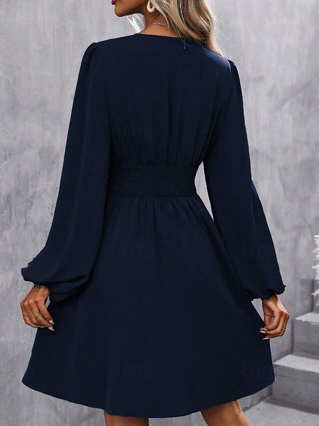 Women's Mini Dress Casual Dress Ruched Dress Modern Daily