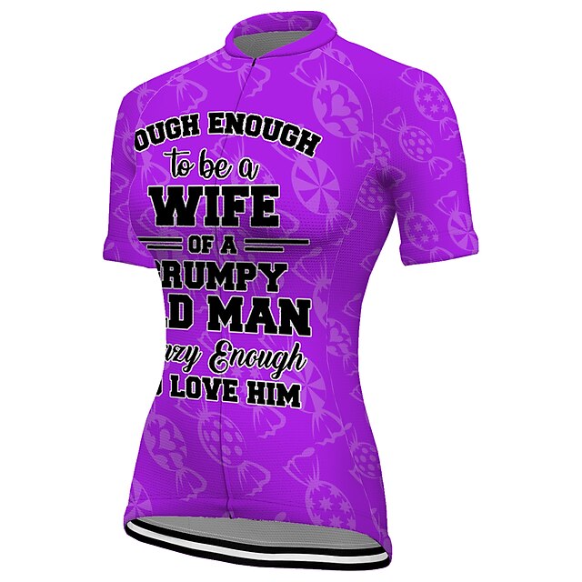Women's Cycling Jersey Graphic Funny Short Sleeve Bike