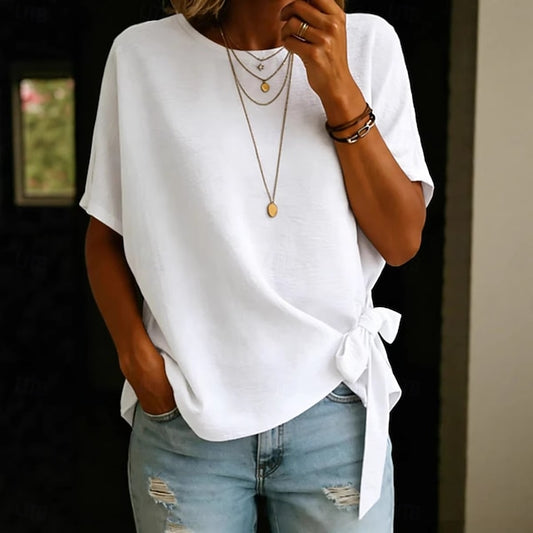 Women's T Shirt Summer Tops Graphic Plain Stylish Classic