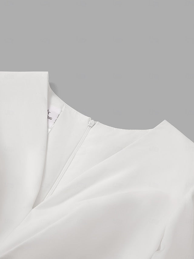 Evening Dress Floor A-Line High Gown Formal Split Wedding Guest