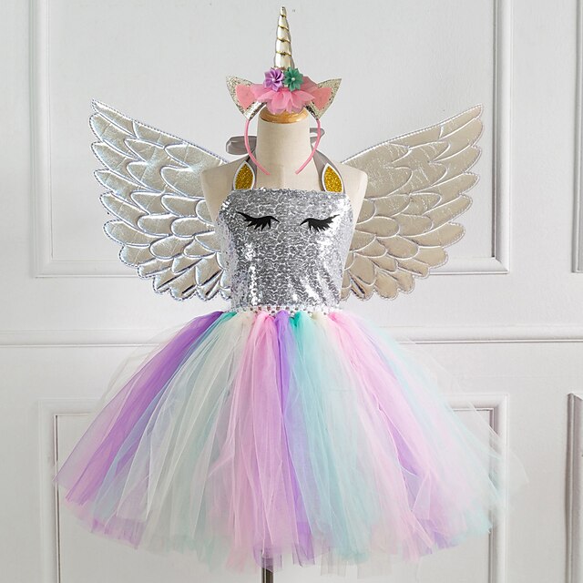 Dress Movie Girls' Vacation New Unicorn Cosplay