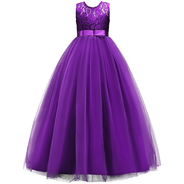 Evening Dress Flower Girls' Girl Gown Party