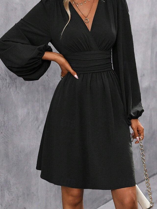 Women's Mini Dress Casual Dress Ruched Dress Modern Daily