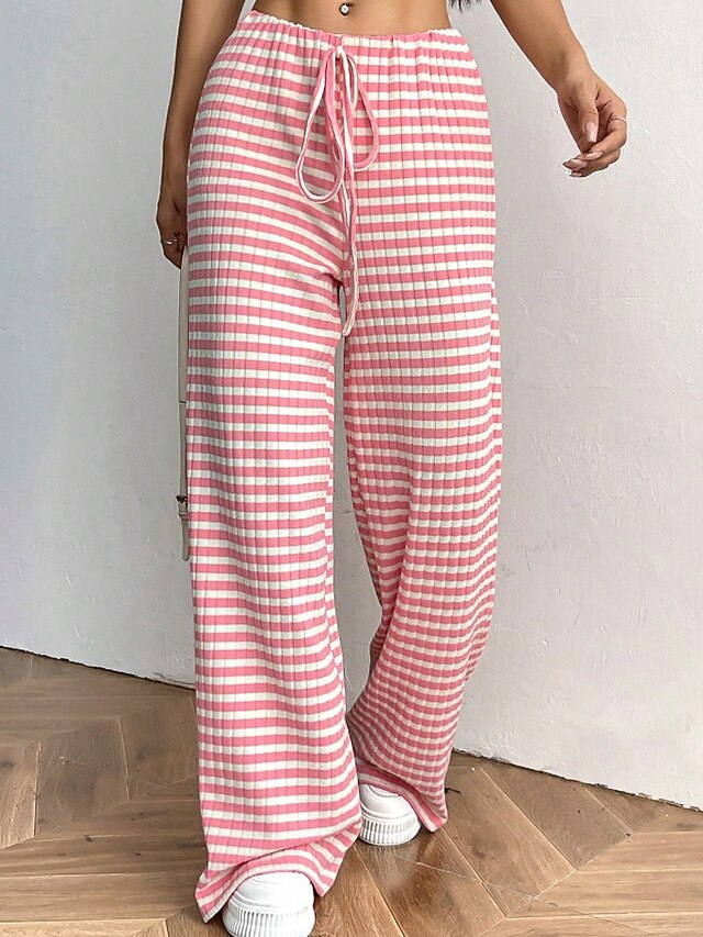 Women's Slacks Pants Trousers Streetwear Casual Full Length