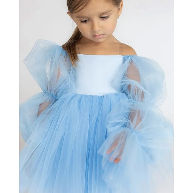 Dress Kid's Princess Girl Girls' Flower
