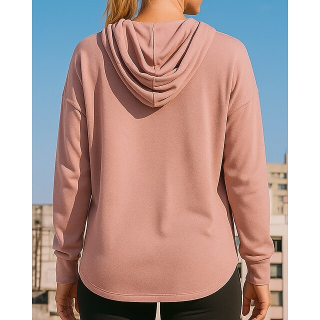 Women's Casual Sweatshirt Pullover Hoodie Drawstring Long