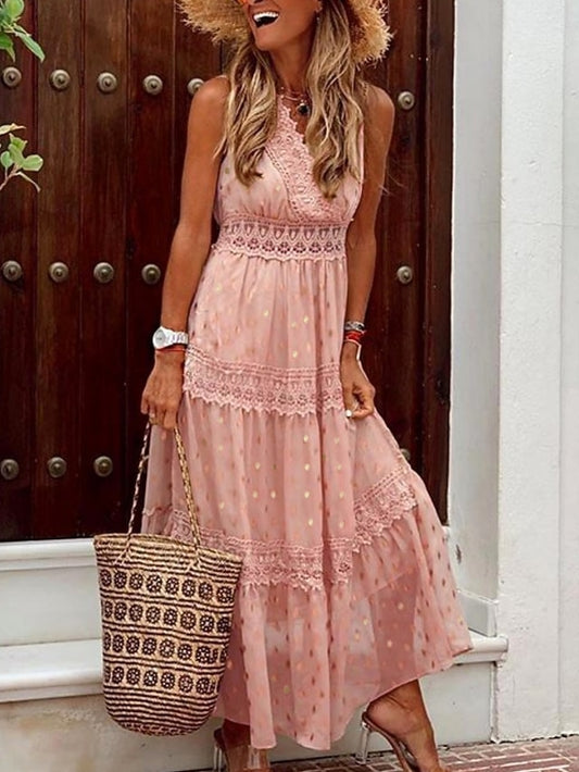 Women's Maxi Dress Sundress A Line Dress Vacation Casual