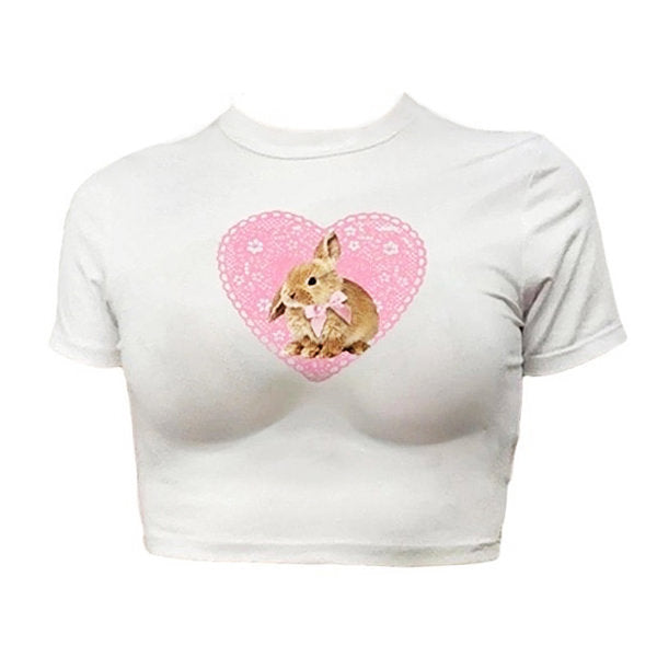 Bunny Heart Crop Top