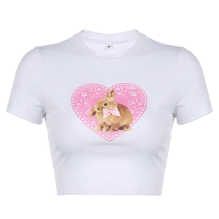 Bunny Heart Crop Top