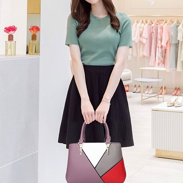 Shoulder Leather PU Handbag Bag Diaper Women's Tote