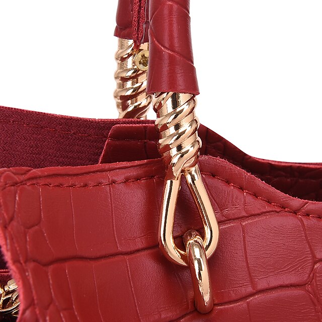 Bag PU out Leather Office Women's Set 3 Purse Pcs Going