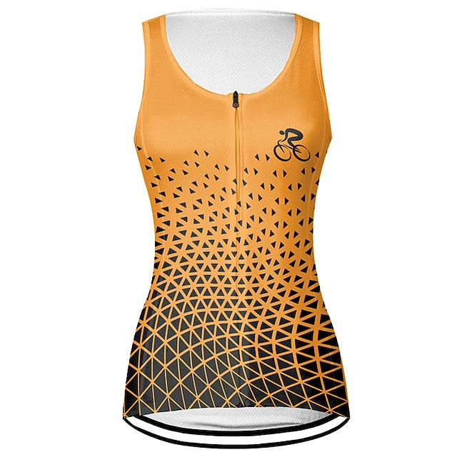 Women's Cycling Vest Cycling Jersey Graphic Geometic