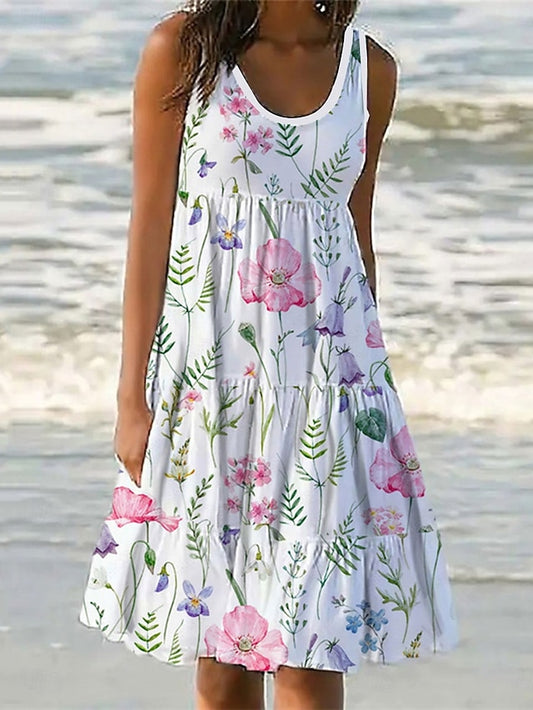 Women's Mini Dress Petite Dress Sundress Shift Dress Tank