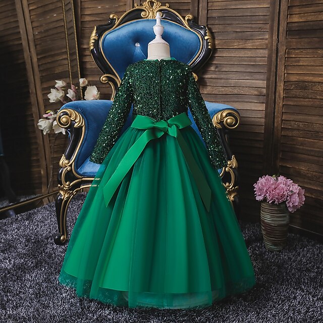 Party Flower Performance Dress Girl Girls'