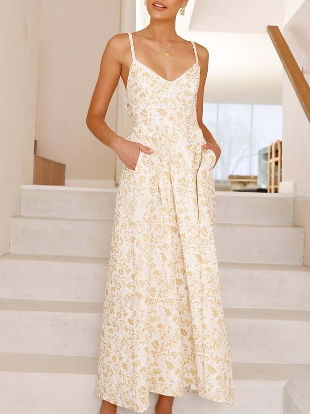 Women's Maxi Dress A Line Dress Slip Dress Vacation Casual