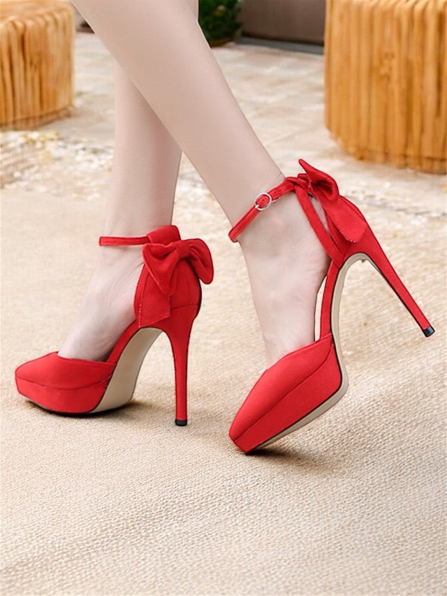 Ankle Women's with Strap Stiletto Elegant Platform Heels