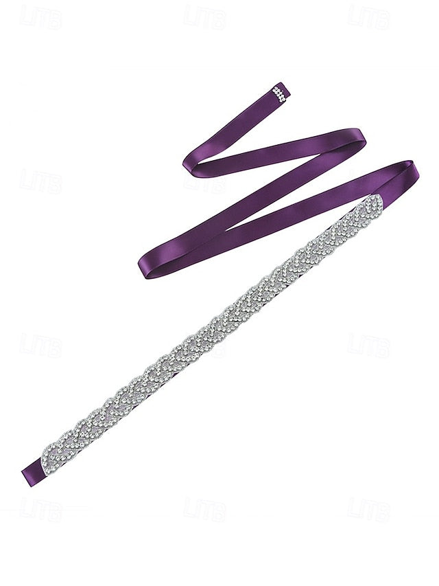 Rhinestone Wedding – Bridal Elegant Crystal Waistband