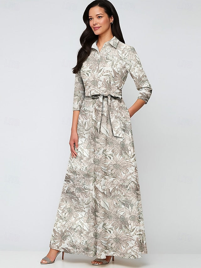 Elegant Gown Mother Evening the Brocade Bride A-Line of Jacquard
