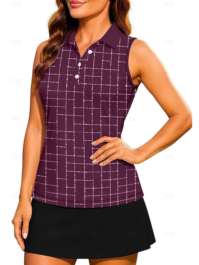 Women's Geometric Color Block Plaid Checkered Plaid / Check