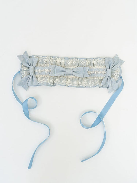 Pink Blue Gray Hairband /