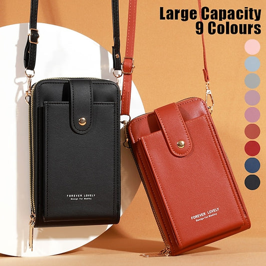 PU Shoulder Crossbody Bag Women's Phone Mobile