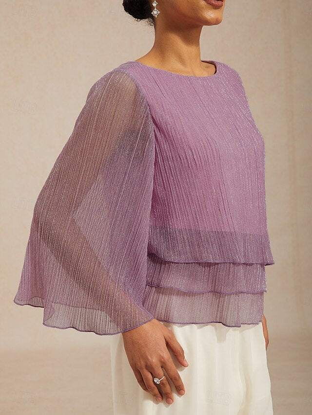 Women's Blouse Dressy Tops Flowy Tops Chiffon Tops Sequins