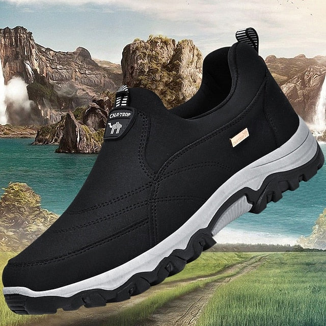 PU Breathable Loafers Men's Slip-Ons Leather