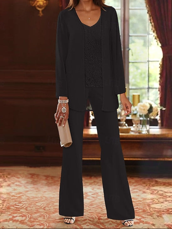 Formal Bride the Pantsuit Wedding Piece of Beach 3 Mother