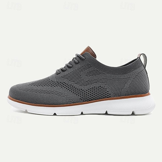 Knit Lightweight Casual Breathable - Walking Men's Sneakers