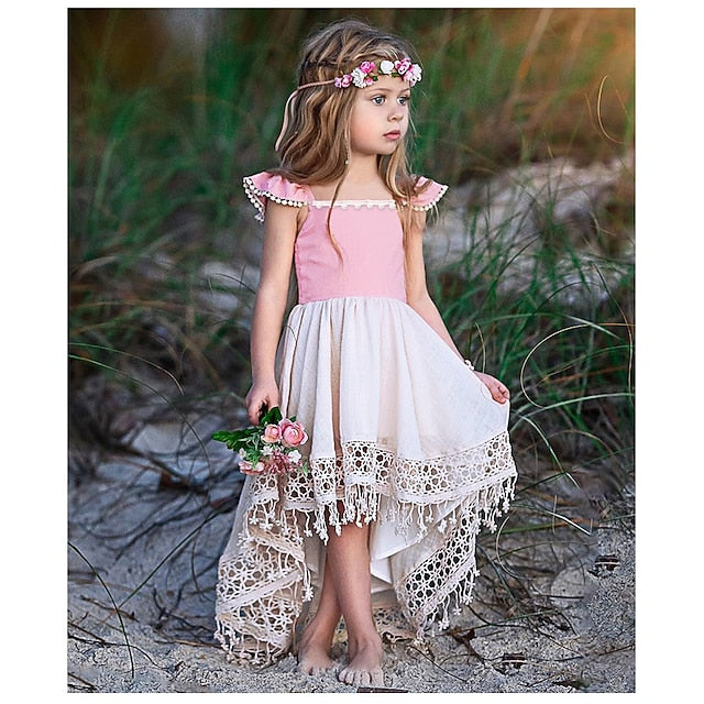 Girl Party Dress Flower Wedding Girls'