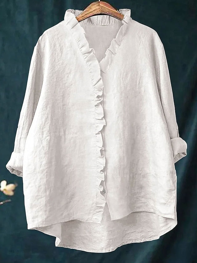 Easter Women's Tunic Casual Shirt Button Up Shirt Blouse